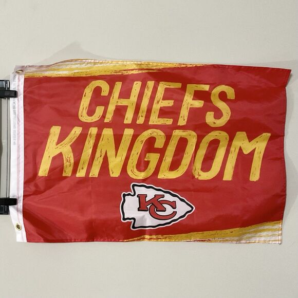 Chiefs Flag 2021 Kansas City KC Chiefs Kingdom Red Friday Flag McDonalds - Picture 1 of 4